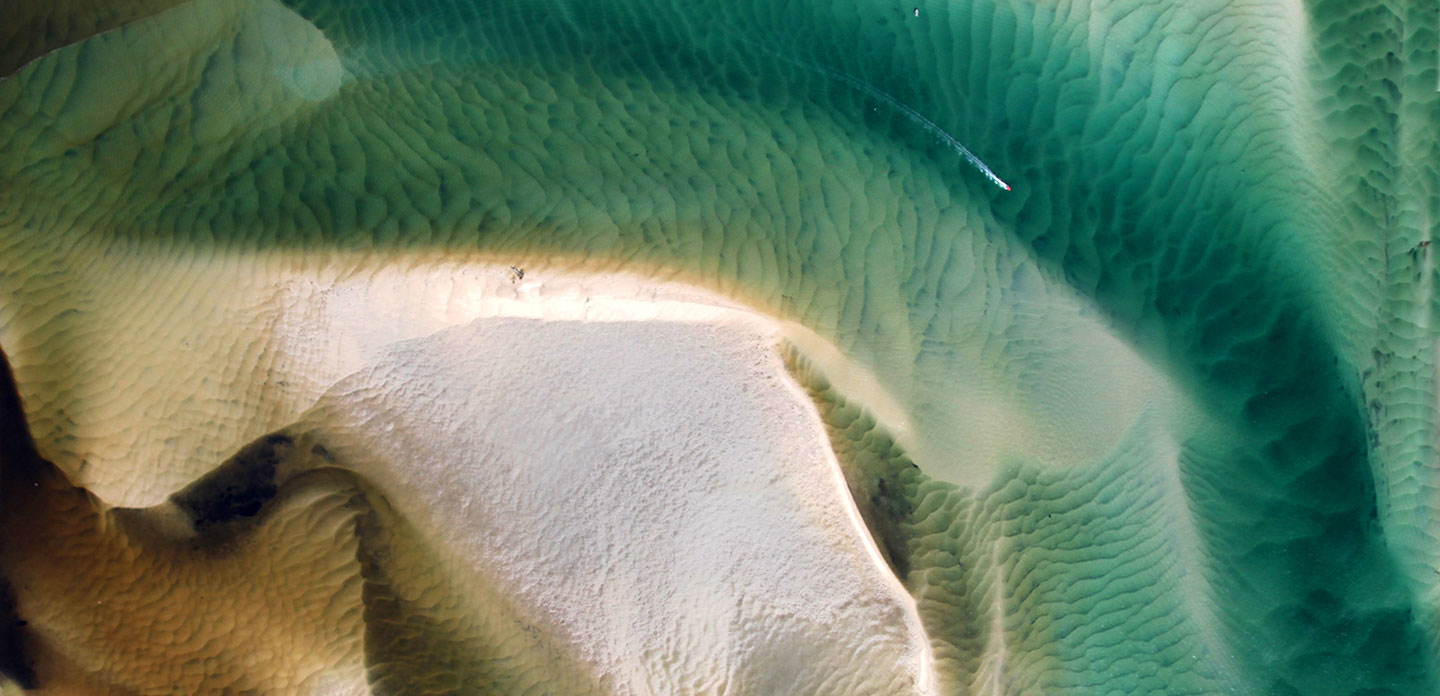 Water - Bribie Passage, Caloundra, 1,500 feet